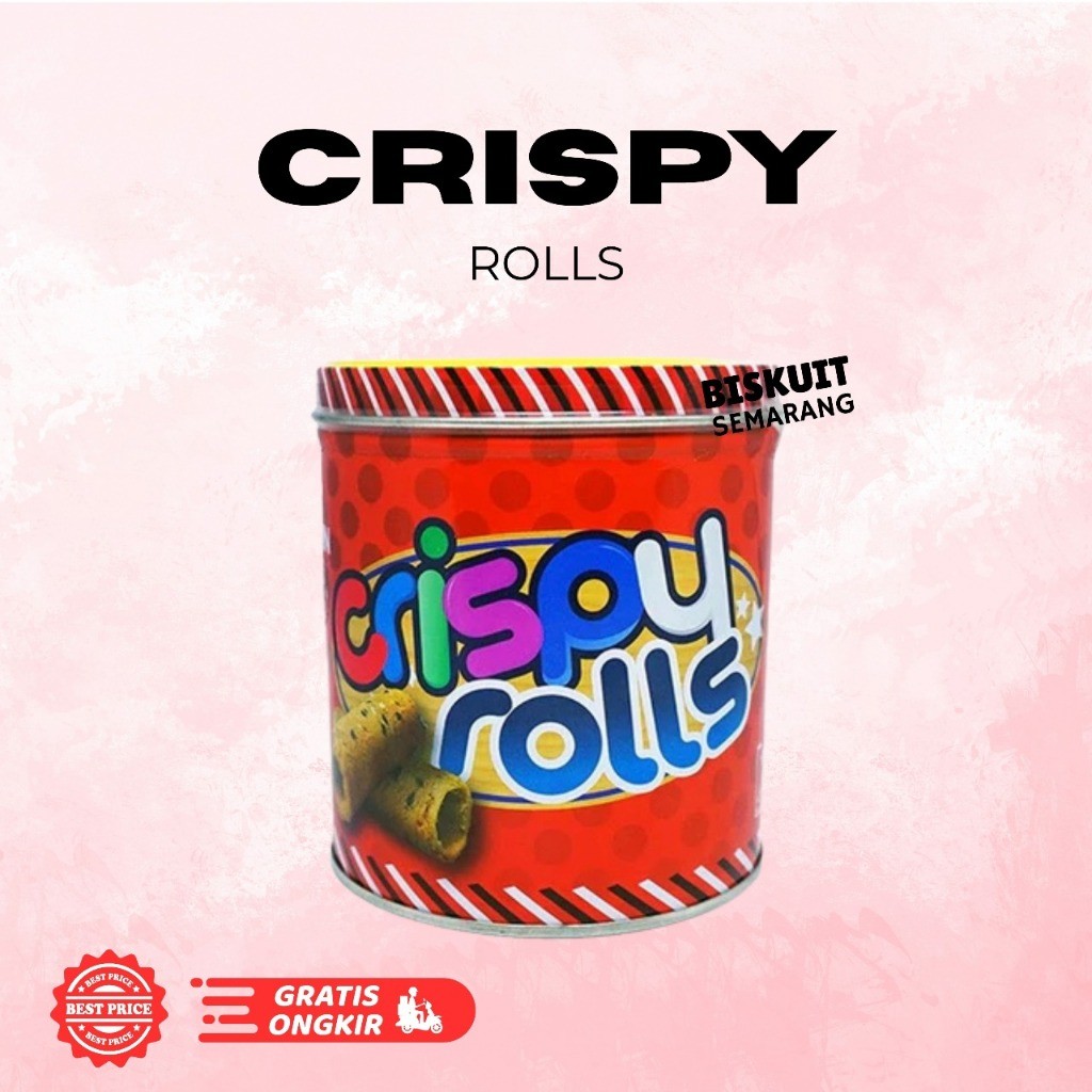 Nissin Crispy Roll 200 gr Nissin Egg Roll Kaleng Crispy Rolls