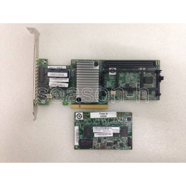 M5210  46C9111 ServeRAID 1G CACHE  6GB/12GB SAS/SATA RAID5