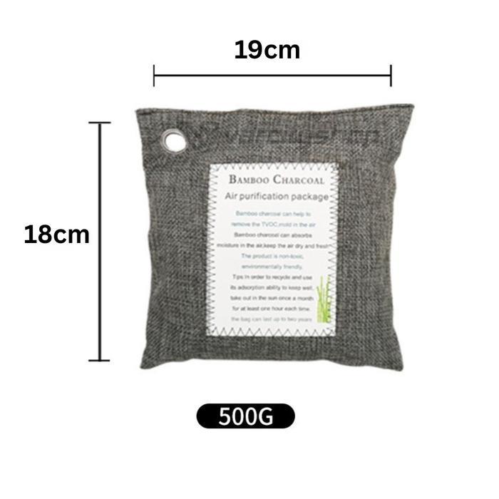 Kantong Arang Bambu 100% Arang Bambu Aktif Bamboo Charcoal Air Purifying Bag - 500 gram