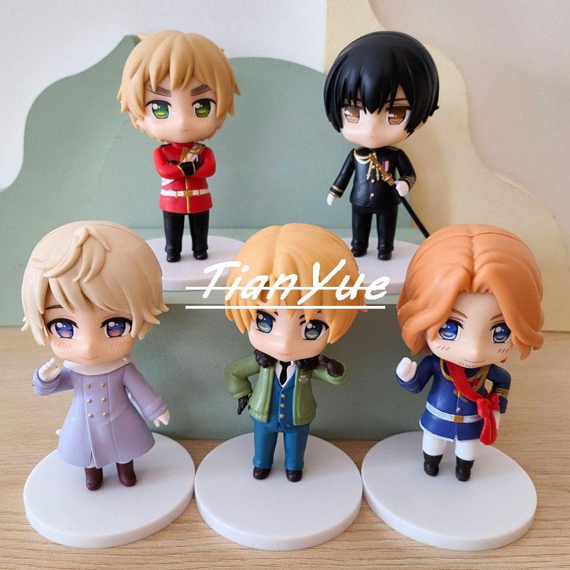 Hetalia Axis Power 5pcs/set Anime Figure Feliciano Vargas Hetalia World Stars PVC Action Figure 10CM