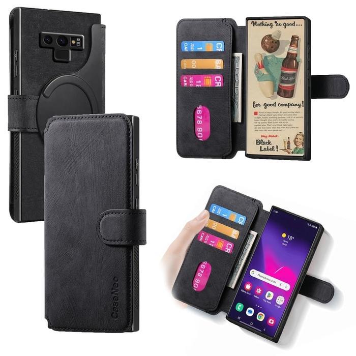 Flip Tara Leather Case Untuk Samsung Galaxy Note 9 10 20 Plus Ultra