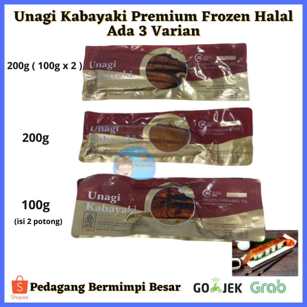 Unagi Kabayaki Premium Frozen Halal/ Unagi Kabayaki/ Unagi