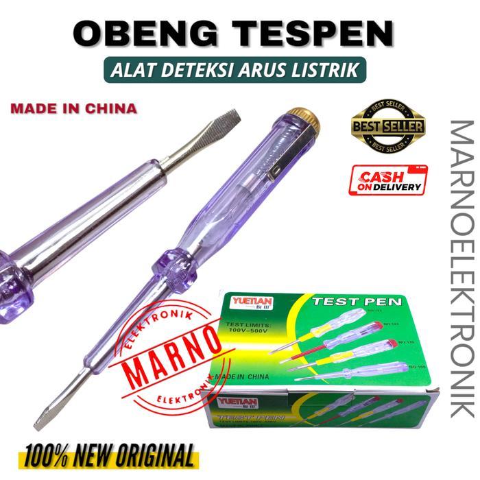 OBENG TESPEN ALAT DETEKSI ARUS LISTRIK OBENG TEST PEN ORIGINAL TERBAIK...