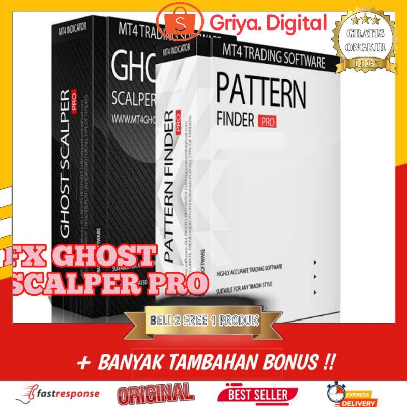Indikator tools FX Ghost Scalper PRO, BONUS FX Trend Finder PRO. Banyak tambahan BONUS.