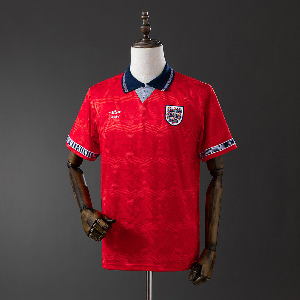 Jersey England 1990 Away Retro T shirt pria