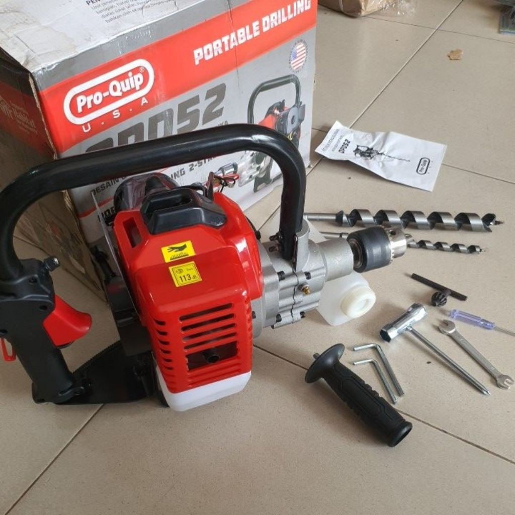 Mesin Bor Engine Portable Drill Bor Pohon Karet Pohon Sawit