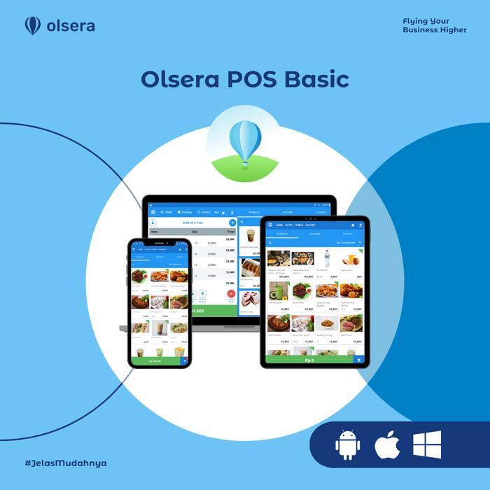 Lenoconter Software Kasir Point of Sale - Aplikasi Kasir OlseraPOS - Basic