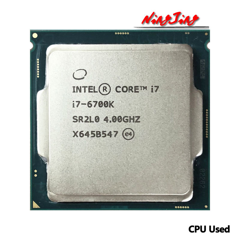 Intel Core i7-6700k i7 6700K i7 6700 K 4.0 GHz Used Quad-core Eight-Thread 91W CPU  LGA 1151