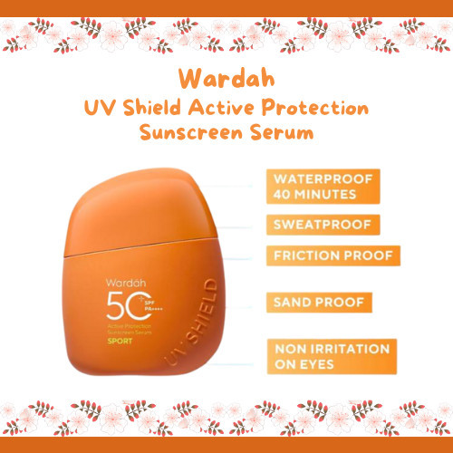 Wardah UV Shield Active Protection Serum SPF 50 PA+++ 35ml/Tabir Surya