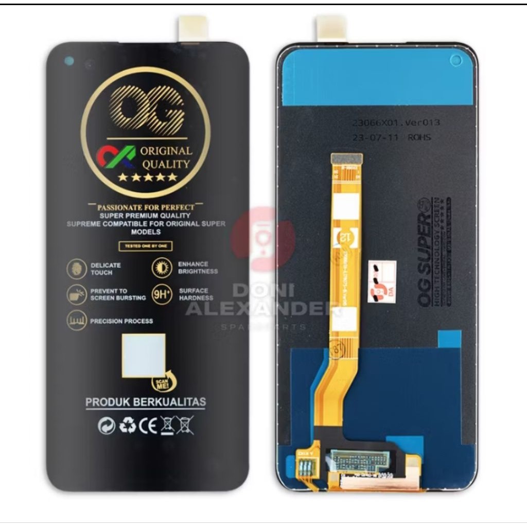 lcd touchscreen Oppo a96 4g / Oppo a76 4g / realme 8i / realme 9i ori meetoo / ori og super