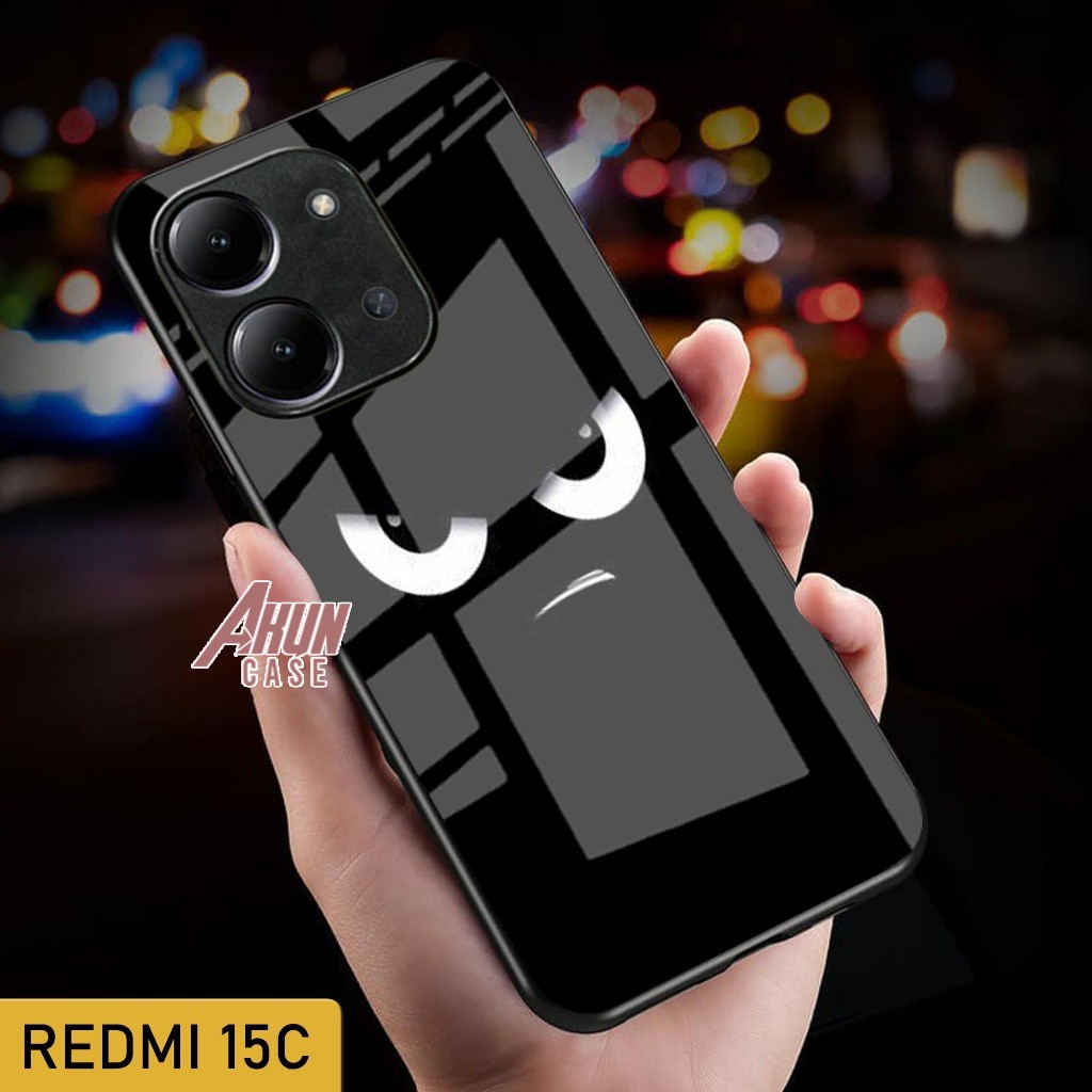 Softcase Glass Kaca Redmi 15C  - Casing Hp Redmi 15C - Case Hp Terbaru - Softcase Redmi 15C - S160