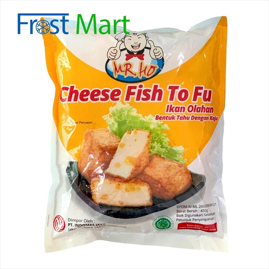 Cheese Fish Tofu Mr Ho 450Gr Frozen Food