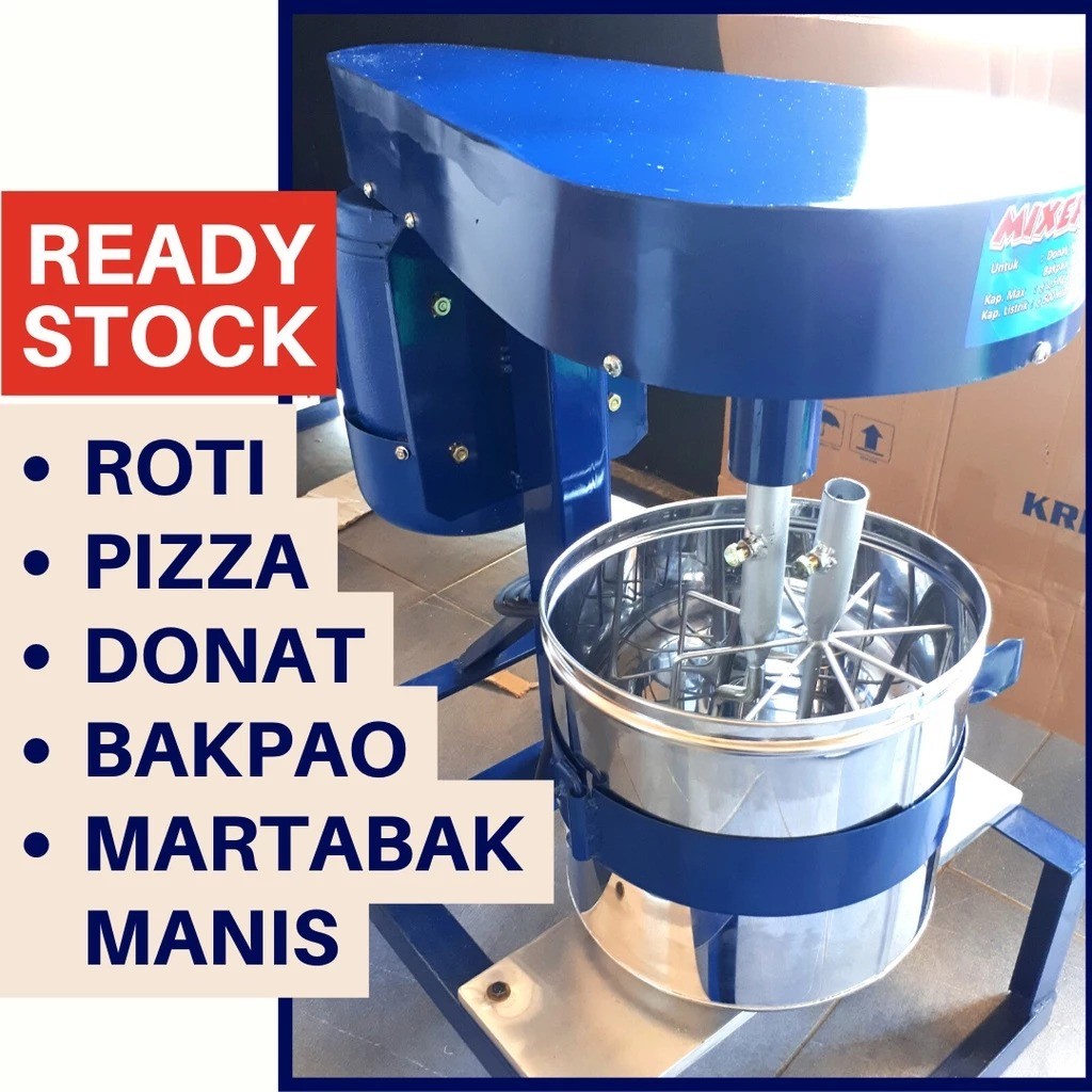 Mesin Mixer Adonan Donat Dan Roti Alat Pengaduk Adonan Berat Mixer Roti 5 kg Kapasitas Besar