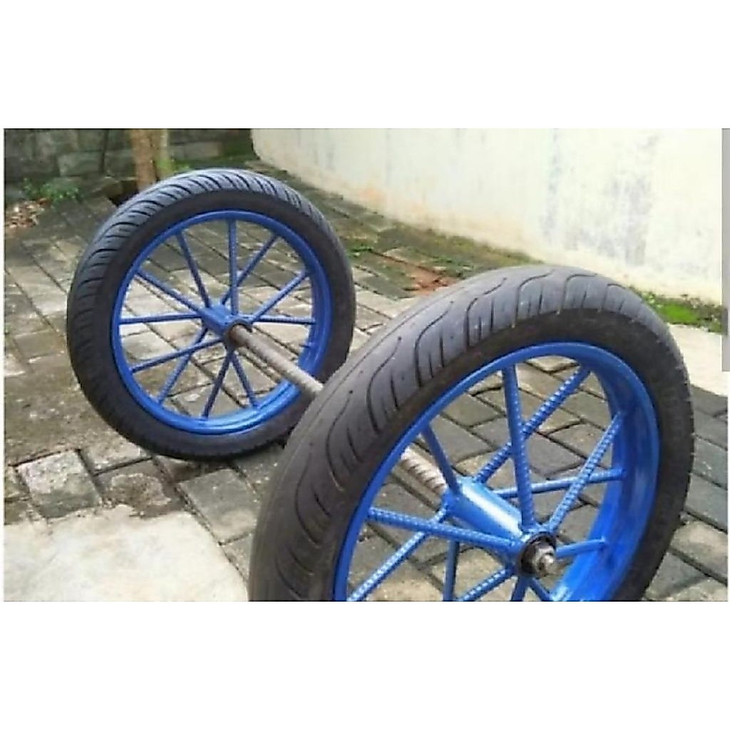 Roda gerobak becak