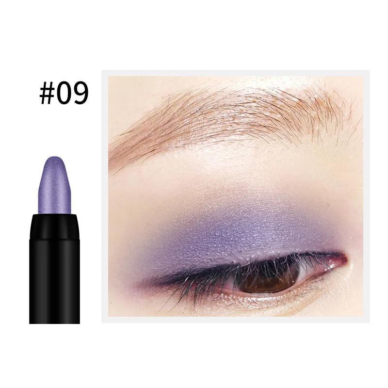 Pulpen Eye Shadow Bling 16 Warna Eyeshadow Stick Palet Eyeshadow Wanita Pulpen Ulat Sutra Bling Pens