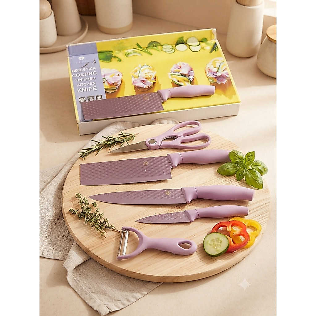PERO AYAKA KNIFE SET 5in1  / PISAU DAPUR SET 5in1