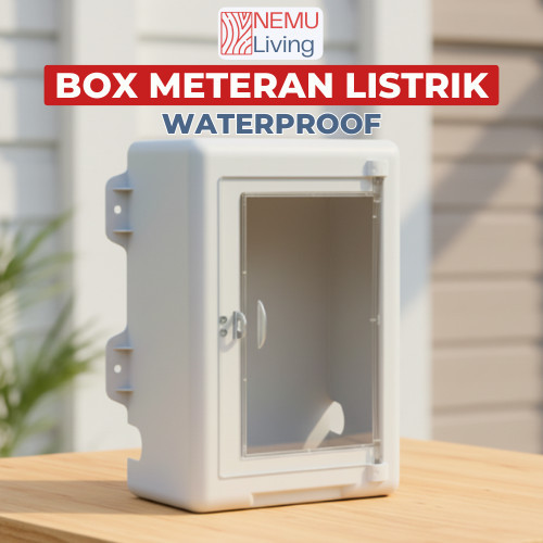 Box Meteran Listrik KWH Meter Box Listrik Outdoor Pengaman Pelindung KWH Meteran Token