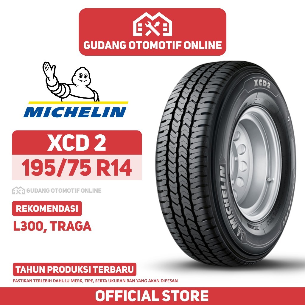 Ban Michelin XCD 2 XCD2 195/75 R14 Ban Mobil Traga L300