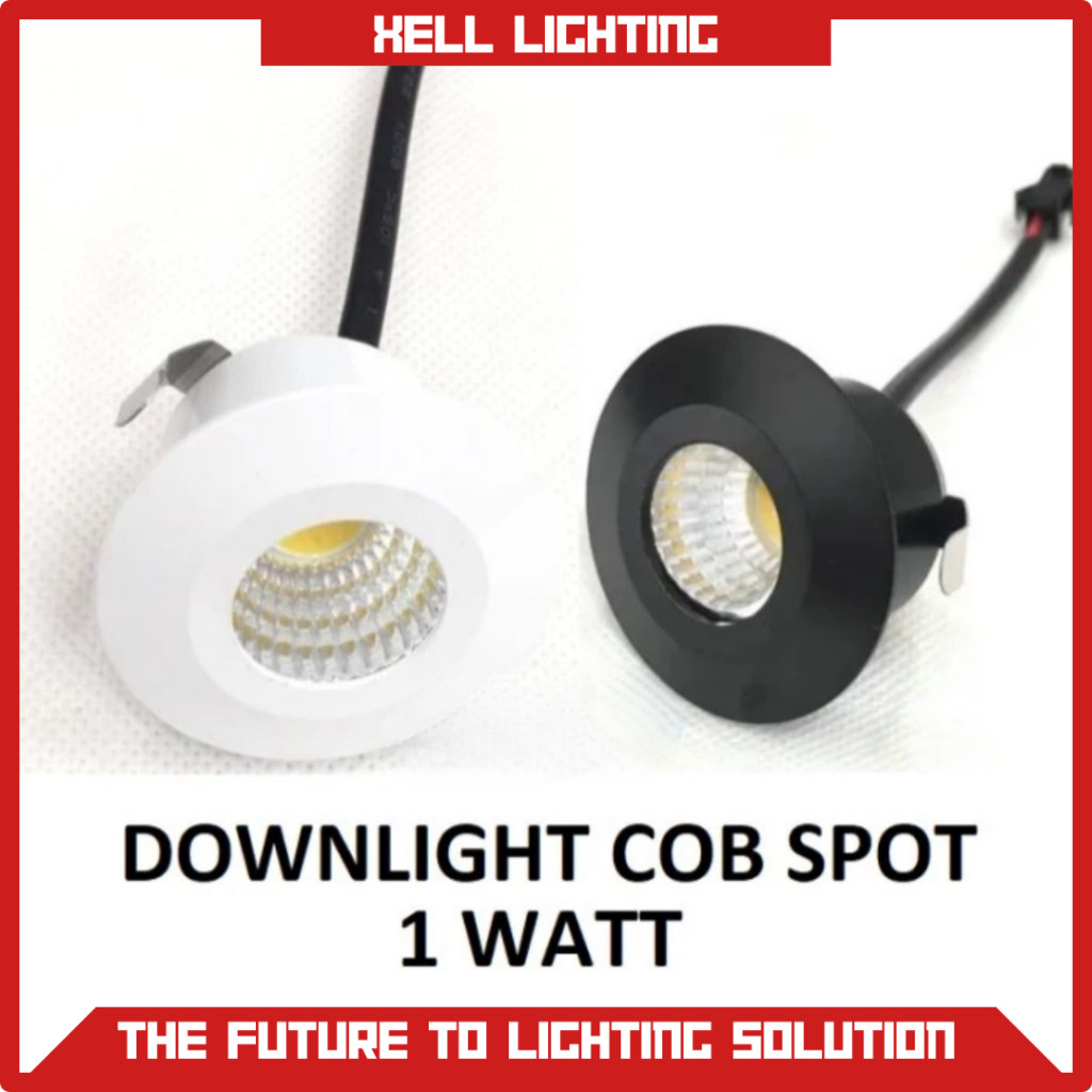 Lampu Downlight LED Mini 1W Spotlight COB Lemari Spot Mata 1 W Watt