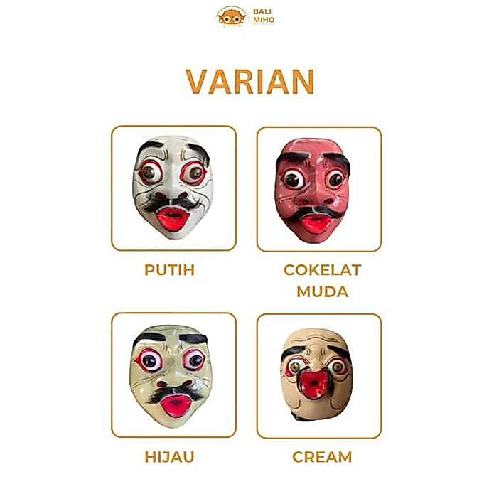 @@@@] Topeng Bibir Monyong Bali - Topeng Bali - Topeng Kayu Unik - Souevenir topeng bali - topeng bo