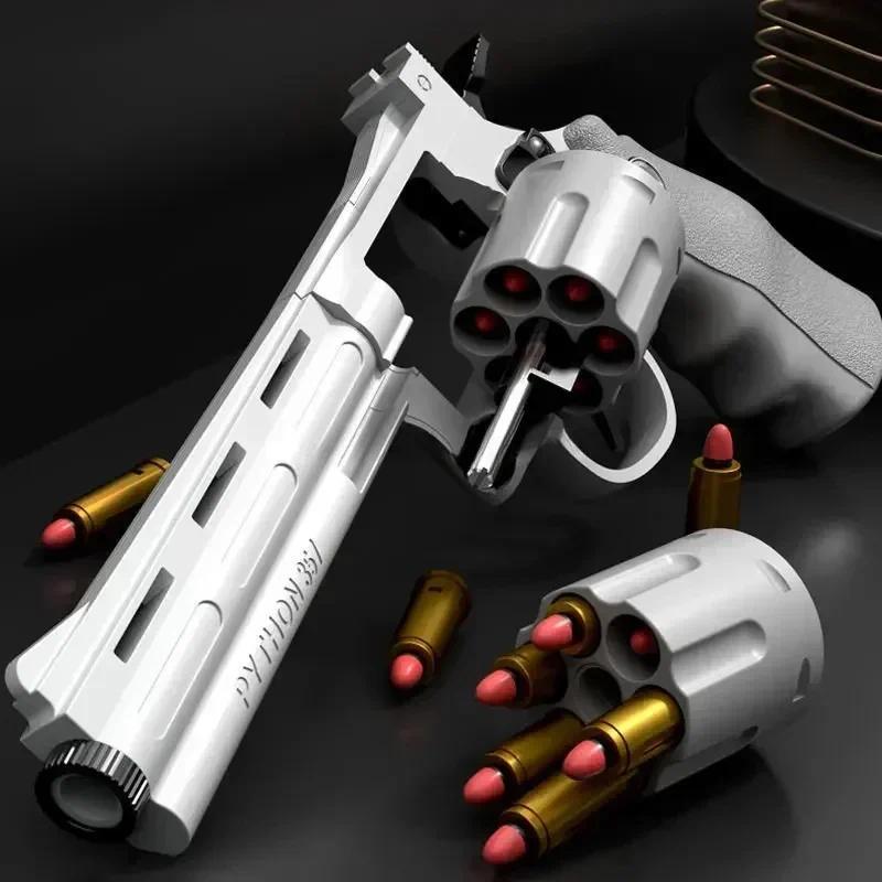 ABullet Accessory for ZP5 357 Revolver Launcher EVA Soft Dart Bullet and Shell for  Toy