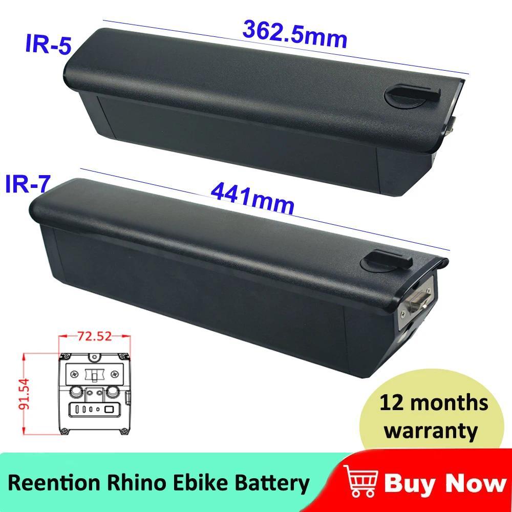 Reention Rhino Ebike Battery 48V 104Ah 14Ah 52V 175Ah for Himo C26 Snapcycle R1 Electric Fat  LIGHTN