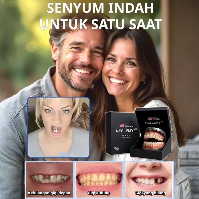 Kirim Dalam 24 Jam/ [Dukungan Tulang Rahang Kuat] Gigi Palsu Penuh / Gigi Tiruan Penuh / Implan Gigi