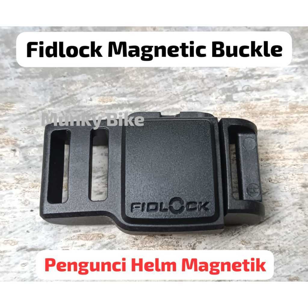 Foto Helmet Fidlock Magnetic Buckle Lock Tali Pengunci Helm Magnet untuk Sepeda