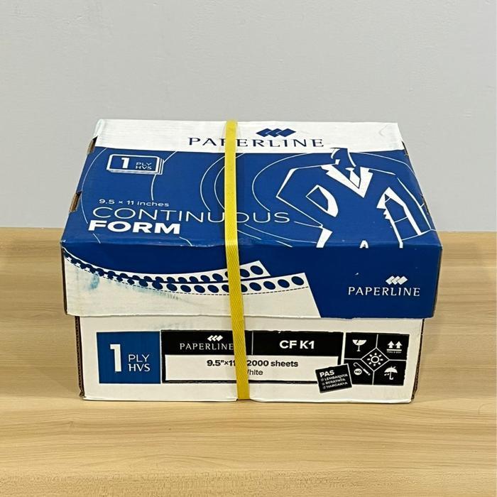 SALE - Continuous Form 1 Ply Paperline / Kertas Komputer PAPERLINE K1 / Continuous Form PAPERLINE 1 