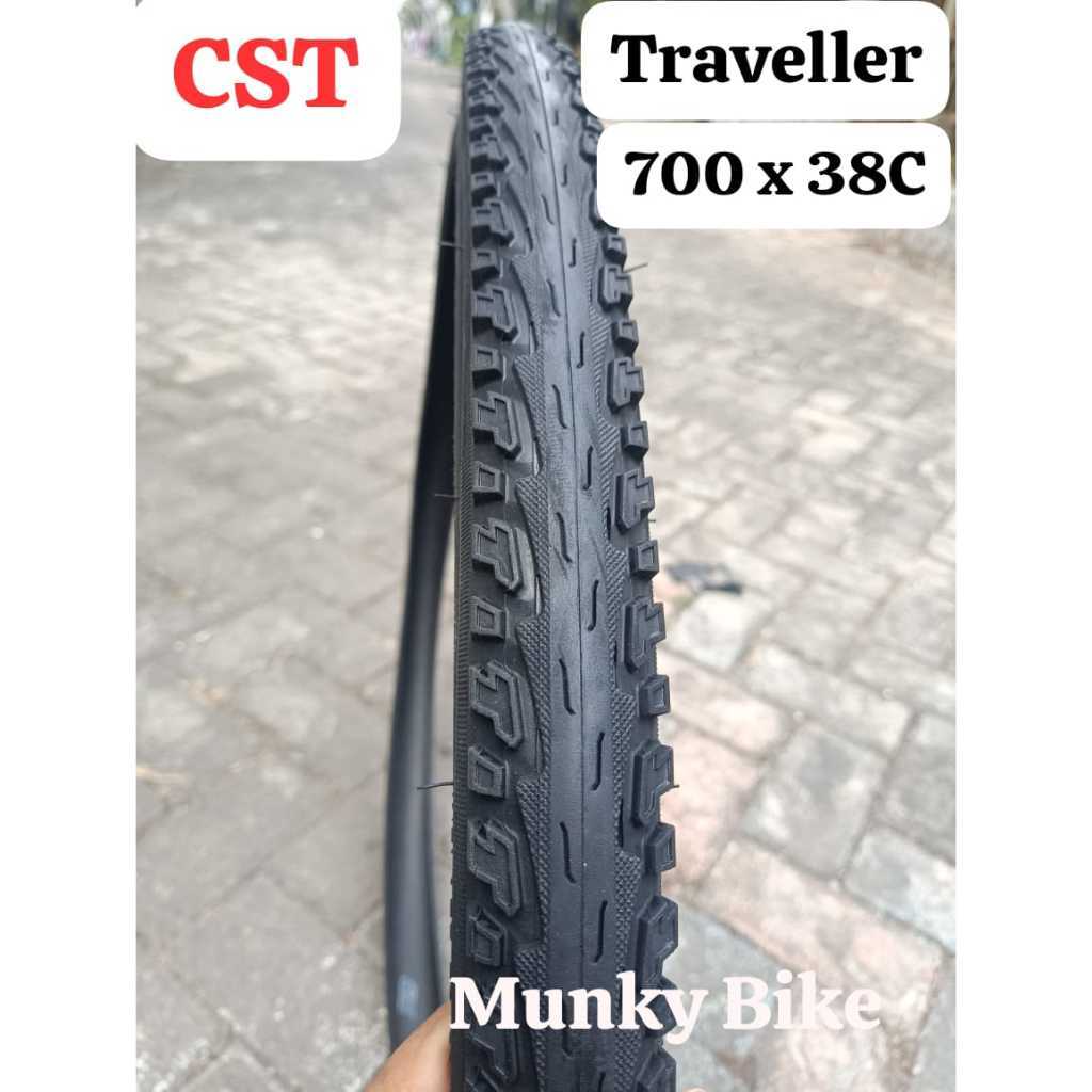 Foto Ban Luar CST Traveller 700 x 38C Sepeda Gravel Hybrid Bike 700c 38