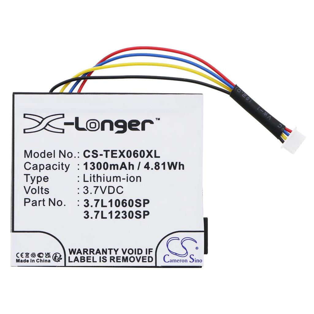 Calculator Battery 3.7V/1300mAh for Texas truments TI-84 C Silver,TI-84 Plus C,TI-Nspire CAS,TI-Nspi
