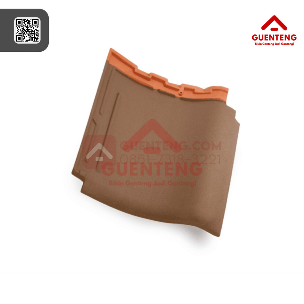 Genteng Keramik Kanmuri Milenio Brown