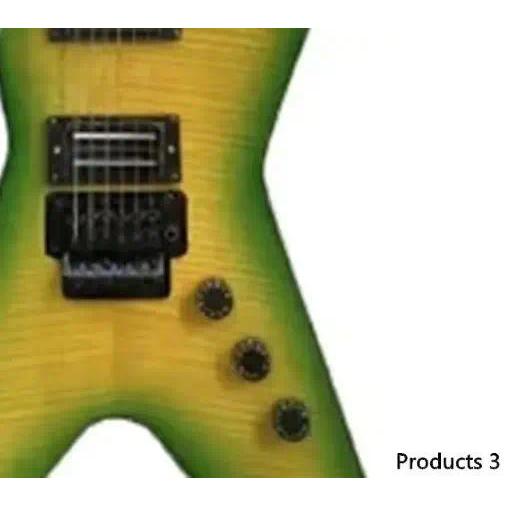 Viridescent electrocithara capped with flamed maple veneer