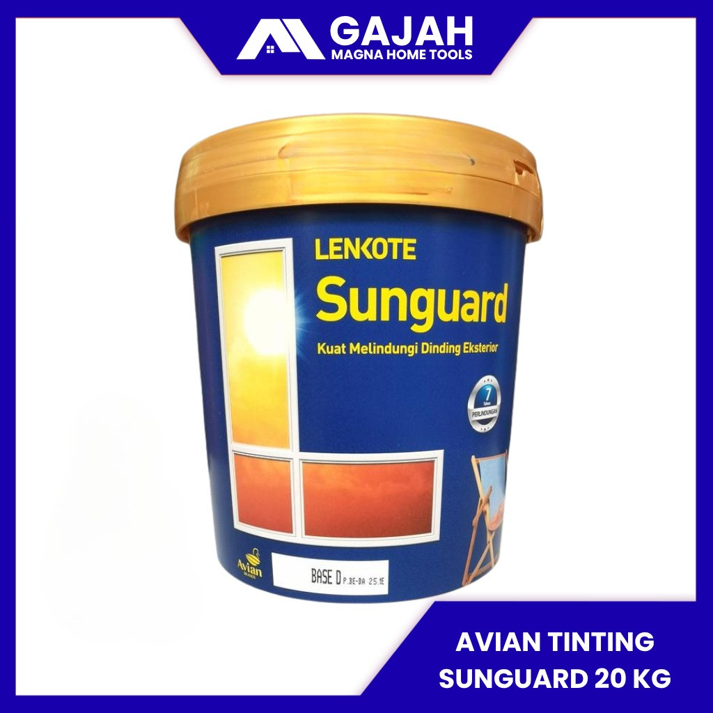 AVIAN | Lenkote Sunguard 20 Kg Pail Tinting Cat Tembok Eksterior