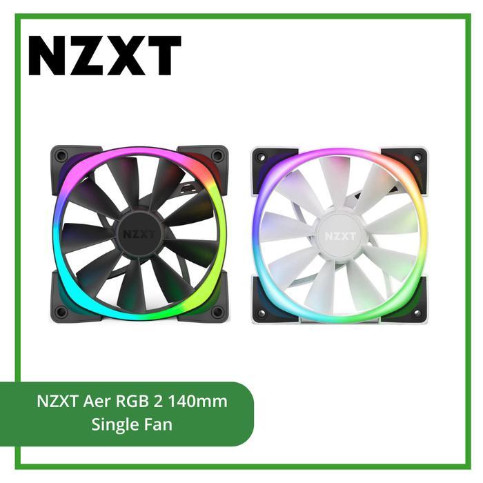 NZXT Aer RGB 2 Single 140mm-RGB Fan Case - Black