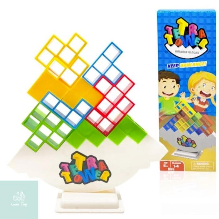 Mainan Anak Board Game Tetra Tower Block Balance SS1561  Balok - Tetra Tower Game