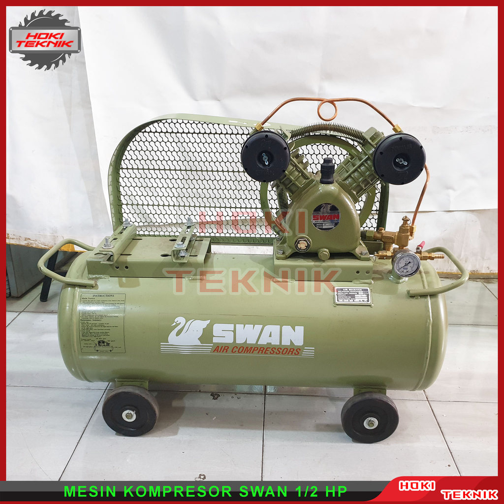 Mesin Kompresor Angin Swan 1/2 HP Unloading SVU-212