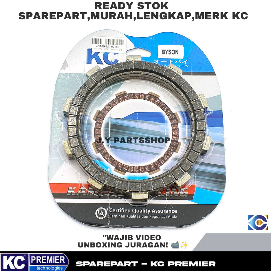 PLAT KAMPAS KOPLING COMP DISK CLUTCH SET BYSON R15 V2 XABRE VIXION ADVANCE NVA KODE 45P-E6321-00 KC 