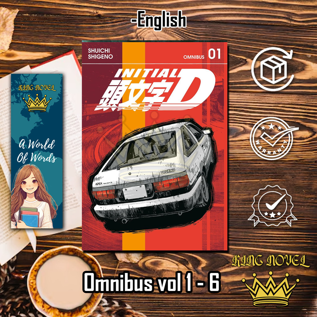 Komik Manga Initial D ( Omnibus Edition ) | English