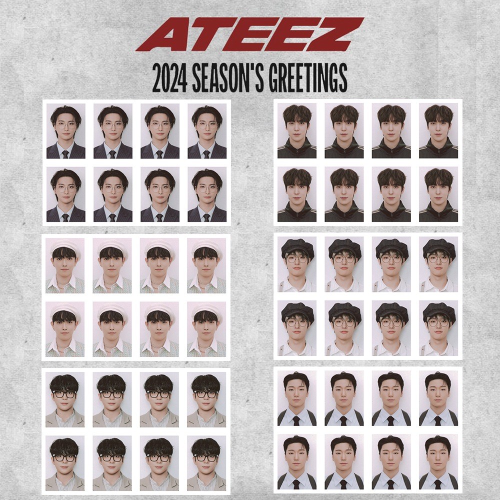 ATEEZ ID PHOTO PICTURE MEMBER ID PHOTO FOTO MURAH SEONGHWA HONGJOONG YUNHO YEOSANG SAN MINGI WOOYOUN