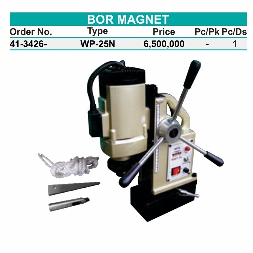WIPRO WP25N/WP 25N/WP 25 N Mesin Bor Magnet 23 mm/23mm Magnetic Drill