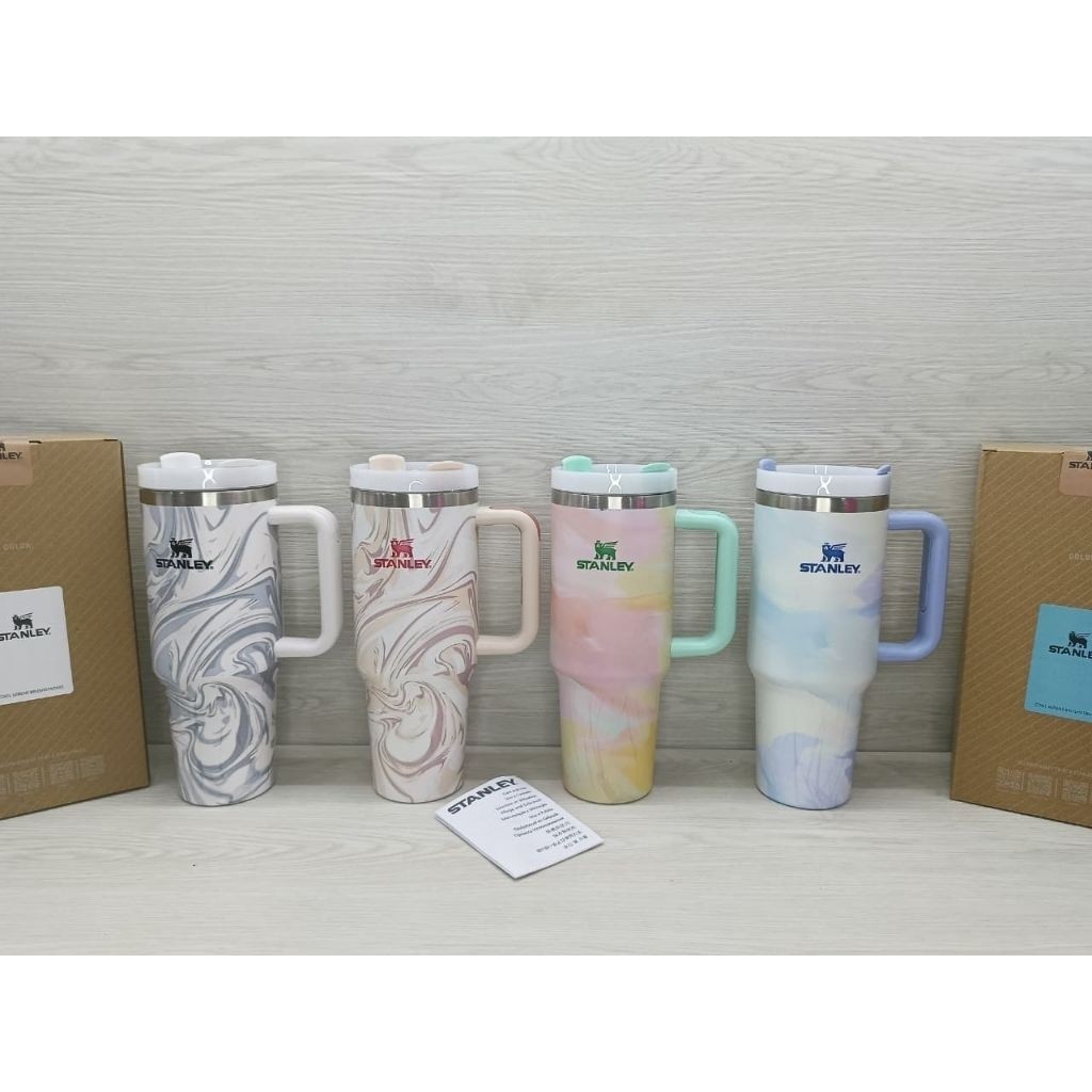 Tumbler Stanley Gagang Jumbo 1200ml Stainless Steel