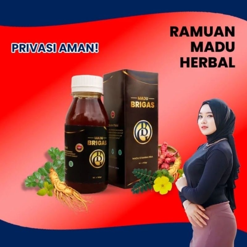 Madu Brigas Madu Stamina Herbal Alami Pria Tahan Lama