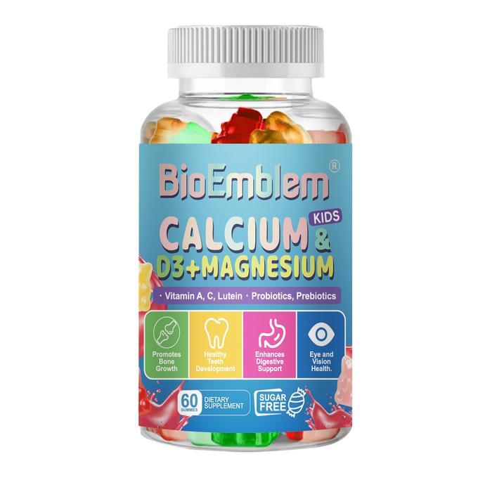 Permen kalsium untuk anak-anak, mengandung vitamin D3 dan magnesium, membantu meningkatkan kesehatan