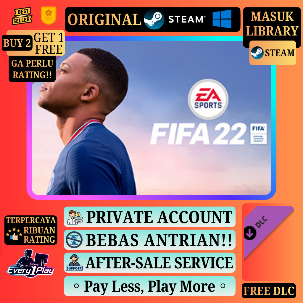 FIFA 22 Game Steam - Games PC Laptop Windows