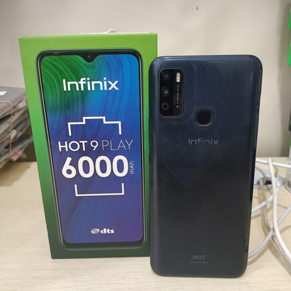 Handphone Infinix Hot 9 Play Ram 4/64GB ( Cek Deskripsi Minus 2429 ) 144384