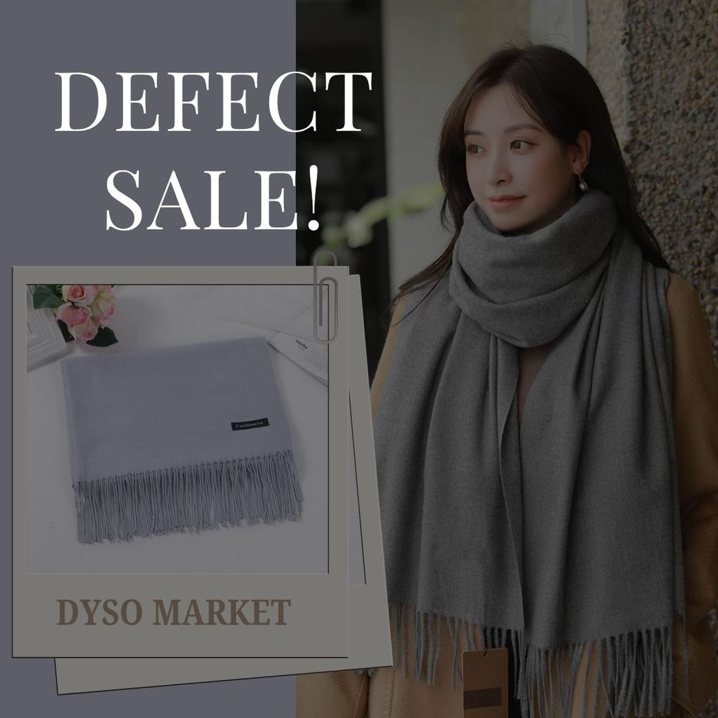 DYSO - Pashmina Cashmere Polos Defect