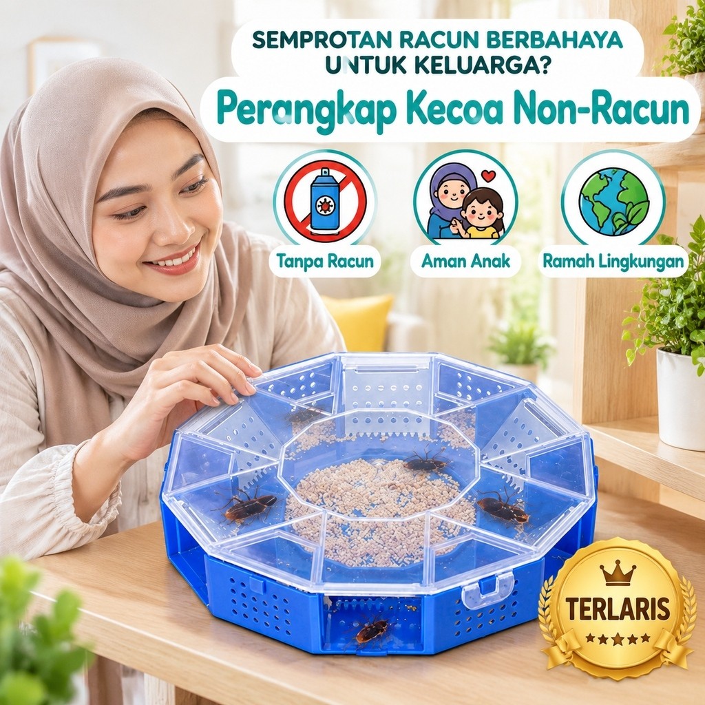 Kirim dalam 24 jam/Perangkap Kecoa/Penangkap Kecoa/Jebakan Kecoa/Lem Kecoa/Perangkap Kecoa Rumah/Per
