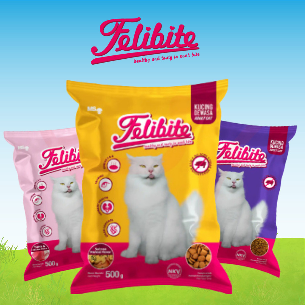 FELIBITE 20KG ALL VARIAN (KEMASAN 500GR) - FELIBITE IKAN 20KG - FELIBITE DONAT 20KG FELIBITTE MURAH