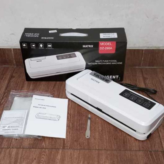 Vacuum Sealer Basah Kering Otomatis DZ-290A DZ290A Vakum Makanan Vacuum Makanan Sealer Kedap Udara M